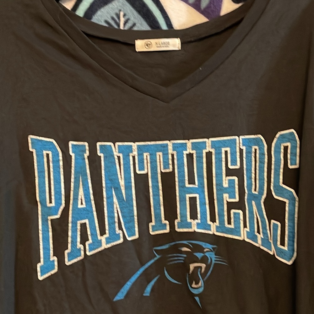 NWT Panthers crop top XL - Picture 3 of 8